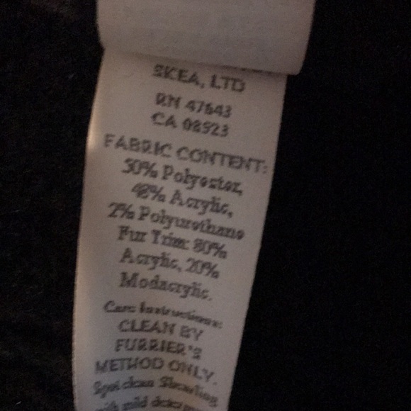 Shearling Leather jacket w/ fur trim made in USA by Skea. Fits like a size 8. - Picture 7 of 8